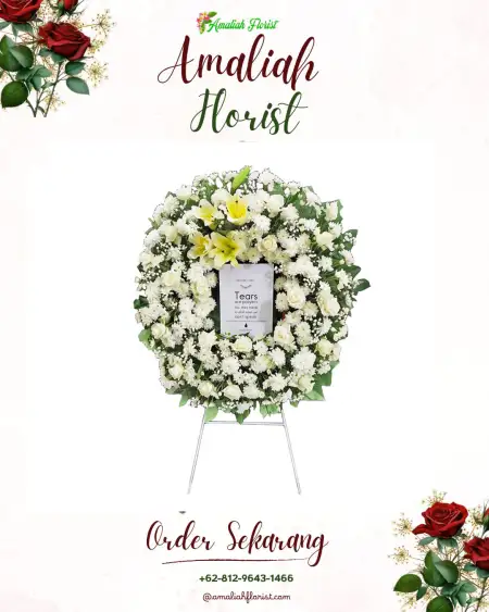 Krans Bunga Duka Parakanmuncang